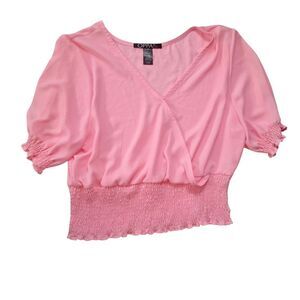 2x Sheer Pink Women's Top